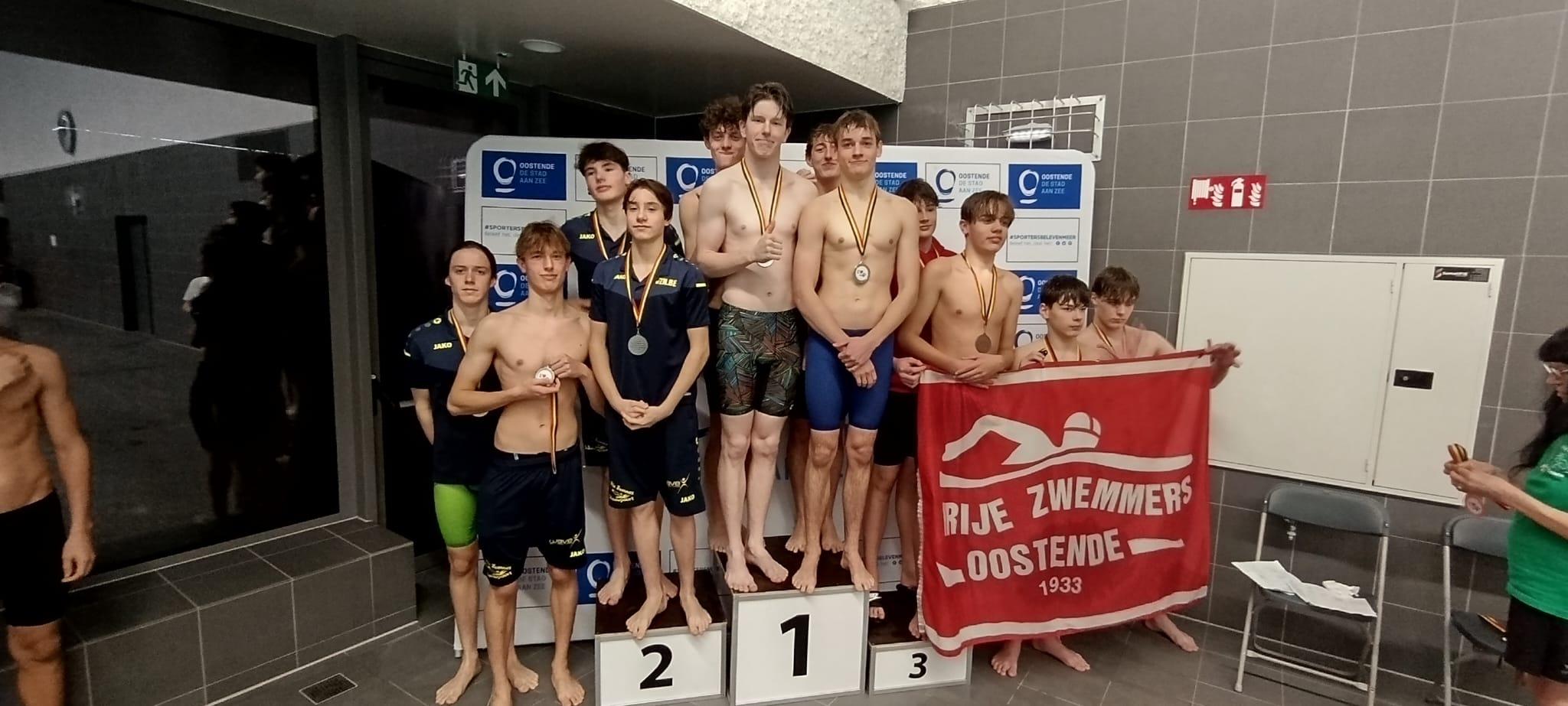 Zwemclub ZIB aanwezig op de FROS langeafstandwedstrijd in Oostende